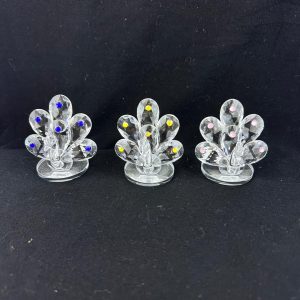 Crystal Peacock Decoration