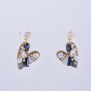 Blue Dream Butterfly Shadow · Iridescent Gemstone Earrings