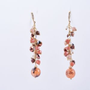 Cherry - Blossom Fantasy · Crystal Dangle Earrings