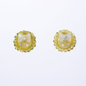 Fluorescent Dream · Gemstone Stud Earrings