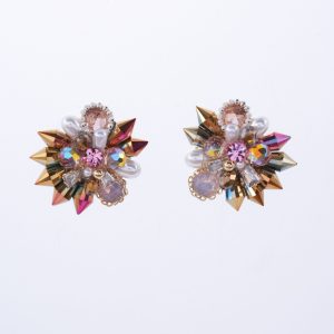 Starry Color Dream · Gemstone Stud Earrings