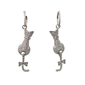 Cat Bow Earrings