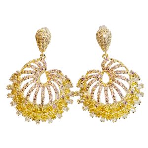 Cystal water drop dangle style