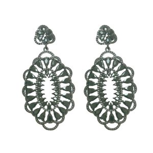 Black Stone Oval droplets