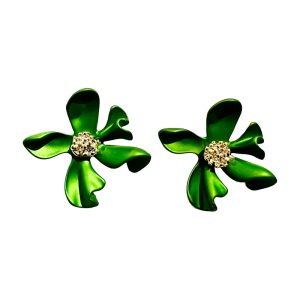 Gold green flower