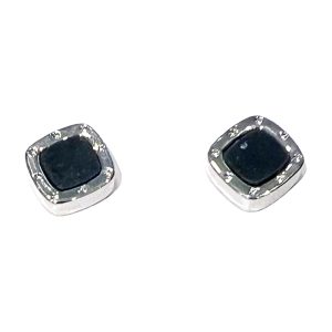 Square Silver & black