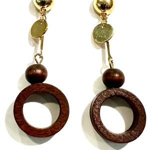 Gold & wooden circle
