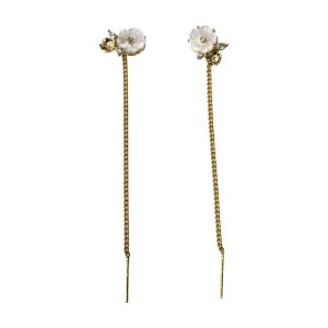 Flower teardrop long