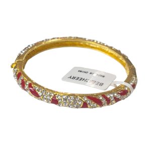 Cloisonne red shiny bracelet