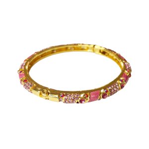 Baby pink cloisonne bracelet