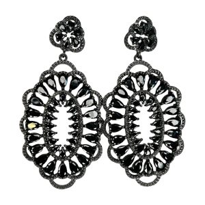 Black Shiny Earring