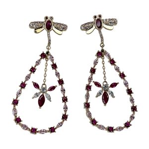 Sparkle Dragon-Fly earring