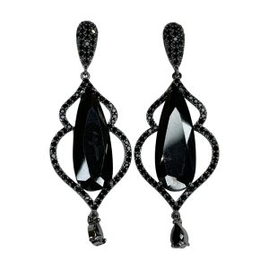 Black Gala Earring