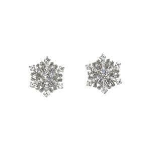 Silver Snowflakes earring