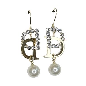 Pearled DD earring