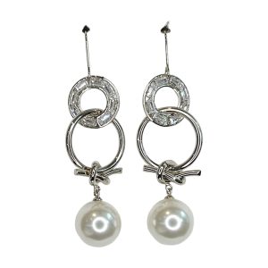 Pearled Knot earring