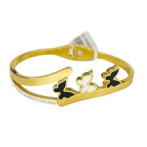 B n W Butterfly Brazalet