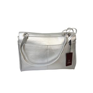 Large Silver Handbag