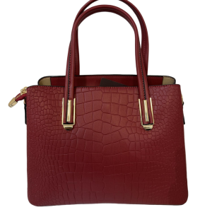 Red handbag