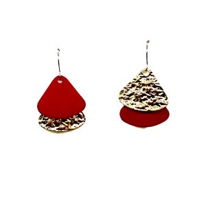 Fiery Gold Vertex Danglers