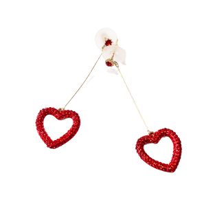 Shine red heart drop