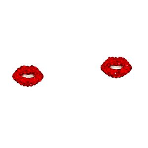 Crimson Kiss Studs