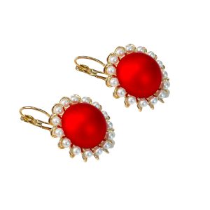 Red pearl and circle pearl