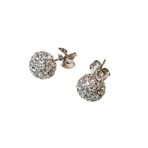 Diamond stud white