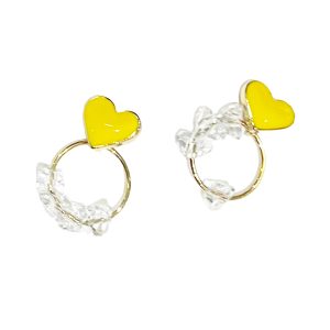 Crystals Yellow Heart