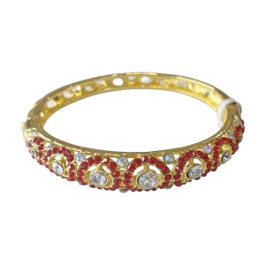 Red cloisonne bracelet