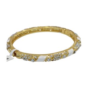 Crystal fame cloisonne bracelet