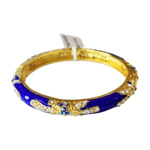 Blue opulence bracelet cloisonne